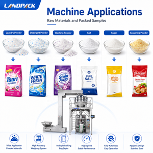Machine de remplissage et d'emballage pour pop-corn, snacks, barbes à papa, fruits surgelés, croustilles, détergent et lessive en poudre - Product Image 3