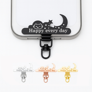 Kim loại bền điện thoại dây nối Tab 360 ° xoay Điện thoại phổ dây buộc Tether vá chống mất điện thoại di động dây Pad - Product Image 1