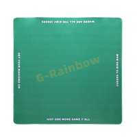 Tapis de mahjong classique en néoprène entièrement personnalisable de 31,5 pouces, 2 mm d'épaisseur, bords cousus, pour jouer aux jeux de tuiles sur table