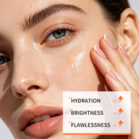Sérum Visage Éclaircissant OEM Vitamine C 5% Niacinamide Arbutine Essence Illuminatrice Atténue les Taches Brunes Hydratant Sérum Visage Marque Privée