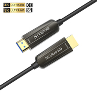 Haute qualité 48Gbps mâle à mâle HDMI 8K câble AOC fibre optique 8k HDMI 2.1 AOC HDMI câble à fibre optique 100 mètres