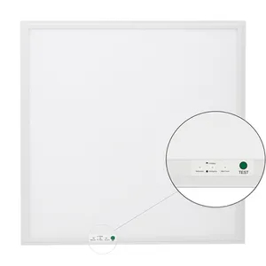 Minutos de tempo de emergência 90 36W ultra slim 2x2 2x4 quadrado levou luz do painel levou painel de luz com bateria back-up