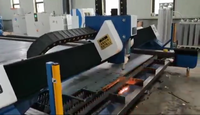 CNCColgar Cnc Portique Type Flamme Plasma Machine De Découpe De Tôle Plasma Machine De Découpe