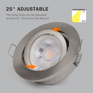 TOSEO personalizzato moderno Downlight a LED in alluminio ad angolo regolabile incasso GU10 apparecchio di illuminazione per la casa 90 100 0.25 - Product Image 4