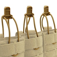 Ensemble de clips pour pochette POM MOLLE, classique, luxueux, écologique, durable, plaque de base de 29 mm, barre en T, fermeture éclair à ouverture rapide pour gilet d'extérieur