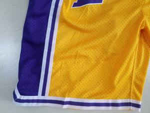 Short de basket-ball rétro pour hommes, short de sport en maille, respirant, à séchage rapide, de grande taille, bon marché, vente en gros - Product Image 5