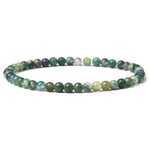 Gran oferta, regalo de joyería de piedra Natural de 4mm, pulseras <span class=keywords><strong>el</strong></span>ásticas con cuentas de piedras preciosas curativas de cristal genuino hechas a mano, Pulseras al por mayor - Product Image 6