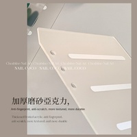 Présentoir de couleurs pour nail art, style livre, à feuilles mobiles, style Instagram, pour rangement de vernis à ongles, nuancier haut de gamme, grande taille