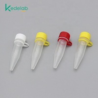 Fournitures de laboratoire Tube à centrifuger stérile médical Tube à centrifuger jetable en plastique avec bouchon à vis