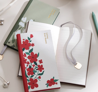 Cahier d'agenda souple étudiant de taille B6 de luxe avec 32k couleurs couverture en PU imprimée de style spirale pour les promotions de cadeaux de journal intime