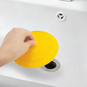 Tapa de desagüe de silicona grande de 15 cm al por mayor, tapón anticaída de pelo para cocina y bañera, tapón a prueba de fugas para baño - Product Image 1