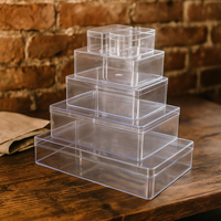 Conteneur Transparent en PS pour Tiramisu, Boîte de Rangement pour Gâteaux Mousse, Pain et Présentation de Gâteaux – Vente en Gros