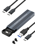 VCOM en Stock USB3.2 10Gbps Caja de disco duro externo Protocolo dual NVMe SATA SSD Caja de disco de estado sólido M.2
