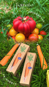 Vela Aromática LANJO Hecha a Mano con Cera de Soya, Forma de Zanahoria y Tomate, en Frasco de Vidrio, Decoración para el Hogar, Regalo, Aromaterapia, Festividades - Product Image 5