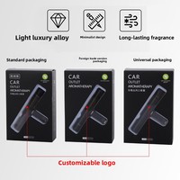 Aromatizante Metálico para Auto al por Mayor, Perfume Sólido para Interiores de Vehículos, Clip Aromatizante para Auto