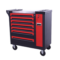 Chariot d'atelier multifonction en fer avec 6 tiroirs, options OBM/OEM personnalisables, capacité de charge de 200 kg, garantie de 3 ans