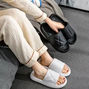 Sandales orthopédiques à semelle souple EVA pour femmes et hommes, pantoufles d'intérieur antidérapantes à semelle épaisse pour salle de bain