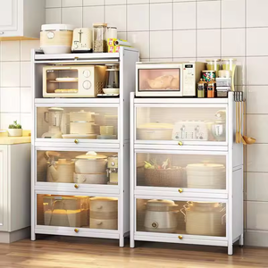 Многофункциональная кухонная полка-органайзер для посуды, полностью закрытая, многоярусная, пыле- и насекомозащитная, от грызунов - Product Image 2