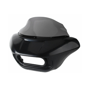 Parabrisas estilo tiburón Pazoma para faro delantero HD Softail <span class=keywords><strong>Fat</strong></span> <span class=keywords><strong>Bob</strong></span> <span class=keywords><strong>2018</strong></span>+ con montaje todo en uno estilo DS, ABS, para reacondicionamiento/actualización - Product Image 2