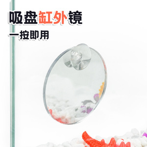 Espejo de entrenamiento acrílico para Bettas, espejo de doble cara con bola flotante Ray <span class=keywords><strong>Dragon</strong></span>, espejo externo con ventosa para acuario - Product Image 4