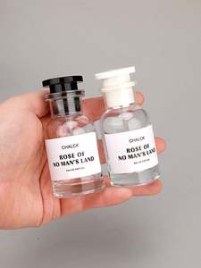 Flacon de parfum en verre transparent à fond épais, impression de logo personnalisée, 30 ml/50 ml/100 ml, vaporisateur de parfum, pompe cosmétique - Product Image 5