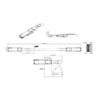 Kabel DAC Pasif QSFP56 200G 0.5-3 Meter Kompatibel 200Gbps QSFP56 ke QSFP56 Kabel Tembaga Twinax untuk Server Switch Pusat Data