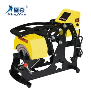 Xingyan High Pressure 10*22cm Sublimation Blank Printing Transfer Hat Heat Press Machine For Caps