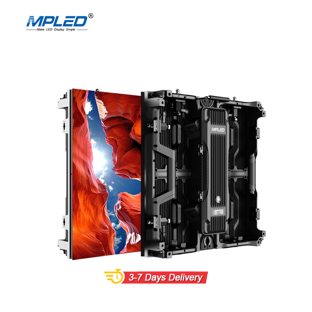 MPLED Rental Stage LED Display P2.6 Curved LED Screen Video Wall with High Brightness 800-5000nits Elevator Use 2-Year Warranty