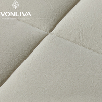 Matelas VONLIVA King Queen Full Size de luxe hybride en latex et mousse à mémoire de forme, enroulable, pour chambre d'hôtel