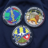 Étiquettes en silicone PVC 3D personnalisées de haute qualité avec votre logo, en relief, pour vêtements, patchs en PVC souple découpés à la forme