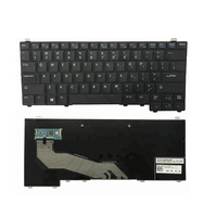 Clavier de remplacement rétroéclairé avec pointeur pour ordinateur portable Dell Latitude E5450 E5470 E7450 E7470, disposition US, noir