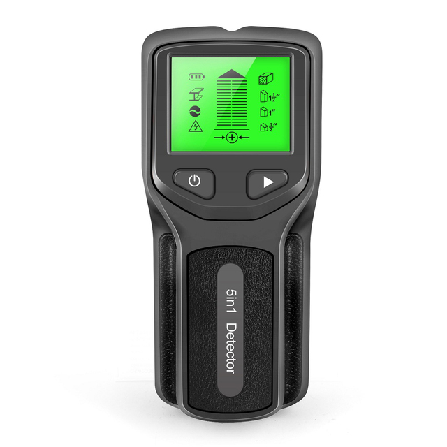 Upinttor 5 in 1 Digital Metal Detector Handheld Wall Scanner Professional AC Wire Cable Wood Wall Stud Finder Instrument