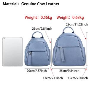Sacs à dos élégants en cuir de vachette AndoBag, sac de transport grande capacité en cuir véritable, sac à dos pour femme 1667 - Product Image 3