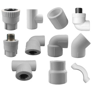 Haisha Giảm Bìa Khuỷu Tay <span class=keywords><strong>Tee</strong></span> 90 45 Độ Dài Ống PPR Ống Phù Hợp Tên Và Kích Thước Cho Lạnh Và Nước Nóng - Product Image 3