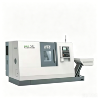 Tour CNC horizontal professionnel pour coupes lourdes avec certification CE et conception durable, modèle HT6