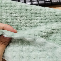 Personnalisé 100% Polyester Ananas Jacquard Tissu Polaire Tricoté Technique pour Textile À La Maison Tente De Voiture Utilisation