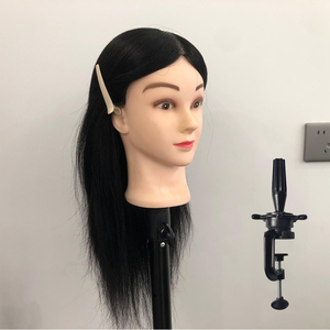 Cabeza de Maniquí Económica Resistente al Calor <span class=keywords><strong>para</strong></span> Prácticas de Corte de Cabello, <span class=keywords><strong>para</strong></span> Salón de Belleza, Barbería y Escuela - Product Image 1