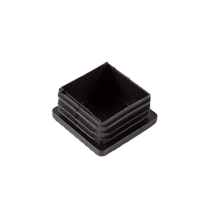 Capuchon de protection carré en PE blanc de 40 mm pour poteau de clôture à sommet plat - Product Image 1