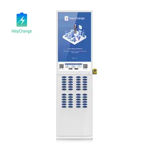 Heycharge 48 slots de carregamento armário de venda automática inteligente máquina de venda automática de carregamento de celular com armários elétricos seguros e compartilhados