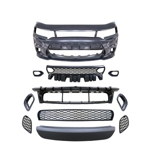 Kebel <span class=keywords><strong>front</strong></span> <span class=keywords><strong>bumper</strong></span> grille <span class=keywords><strong>front</strong></span> <span class=keywords><strong>bumper</strong></span> Kit without FOG LAMP Parts <span class=keywords><strong>For</strong></span> Charger SRT hellcat 2015 2016 2017 2018 2019 - Product Image 2