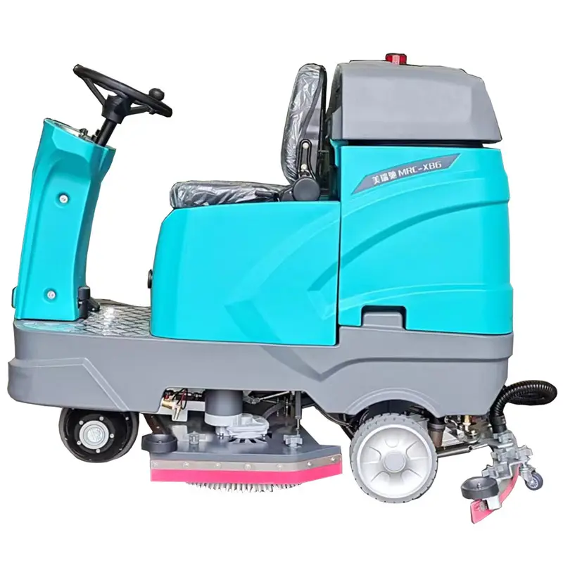 Supermarket industry full-automatic large water tank floor cleaning machine