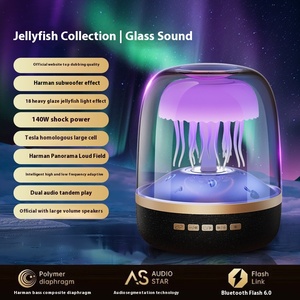 Nueva sexta generación para altavoz Bluetooth Nuevo vidrio coloreado Panorámico Gran volumen Medusas Efecto de luz Audio Hogar - Product Image 6
