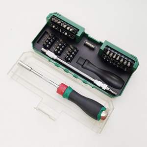 Juego de Destornilladores de Trinquete Profesional de 43 Piezas, Juego de Herramientas de Reparación para el Hogar de Acero al Cromo Vanadio Métrico con Barra de Extensión - Product Image 4