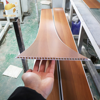 Panel de Techo Falso de PVC de Diseño Moderno, Panel de Techo de PVC Impermeable con Acabado Satinado para Techo