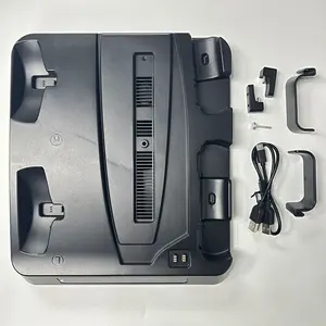 Base de estación de carga de soporte de refrigeración para consola <span class=keywords><strong>PS5</strong></span> / <span class=keywords><strong>PS</strong></span> <span class=keywords><strong>VR2</strong></span>, controlador de casco multifuncional, estante de almacenamiento, ventilador de refrigeración - Product Image 6