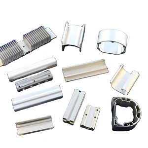 6063 6061 7075 benutzerdefiniertes aluminium-extrusionsprofil aluminium-profil halbrunds OEM