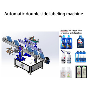 Tự động labelling Máy Front & Back Hệ Thống chai phẳng hai bên labeler chai vuông đa bên ghi nhãn - Product Image 4