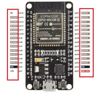 Carte de développement ESP32 WiFi+ à très faible consommation d'énergie, double cœur ESP-32 ESP-32S ESP 32, similaire à ESP8266
