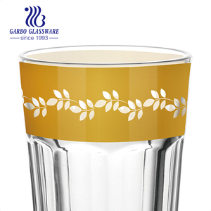 Nouvelle conception d'usine – Lot de 12 verres à thé marocains de luxe de 6 oz avec décalcomanie dorée personnalisée – Meilleures ventes – Ensemble de tasses à thé arabes - Product Image 6