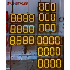 Panneaux LED de prix de carburant à télécommande RF, affichage numérique de <span class=keywords><strong>compteur</strong></span> de station-service, panneaux pylon, affichage numérique de prix LED, fournisseur fiable - Product Image 3